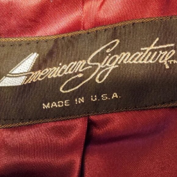 American Signature vintage black faux fur coat size 14 - Picture 4 of 8